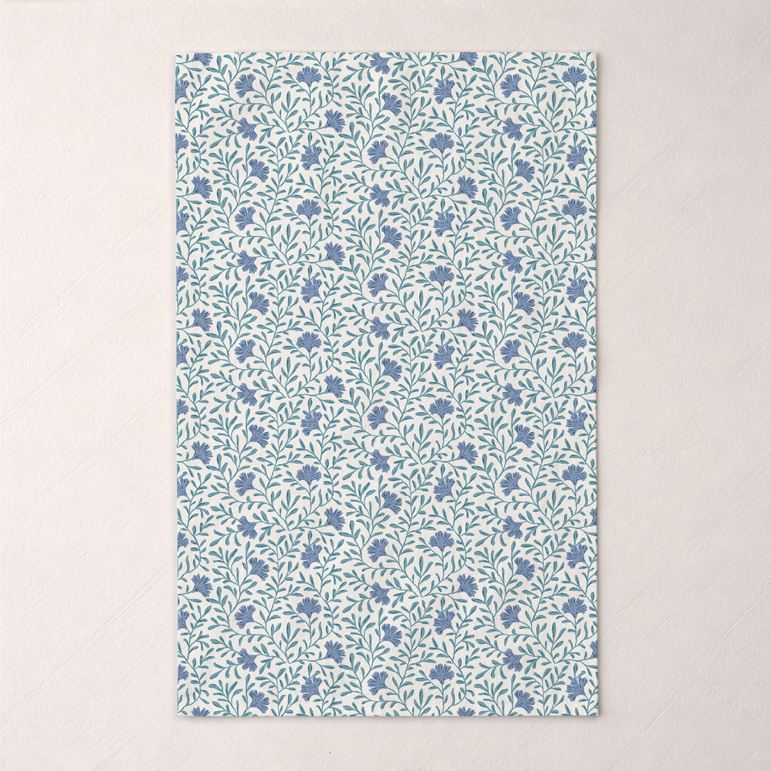 Wildflower Linen Tea Towel