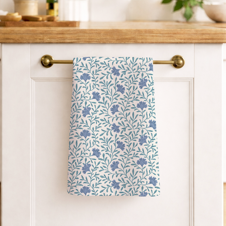 Wildflower Linen Tea Towel