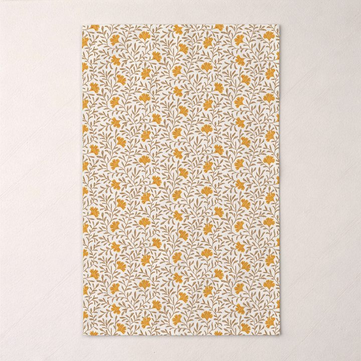 Wildflower Linen Tea Towel