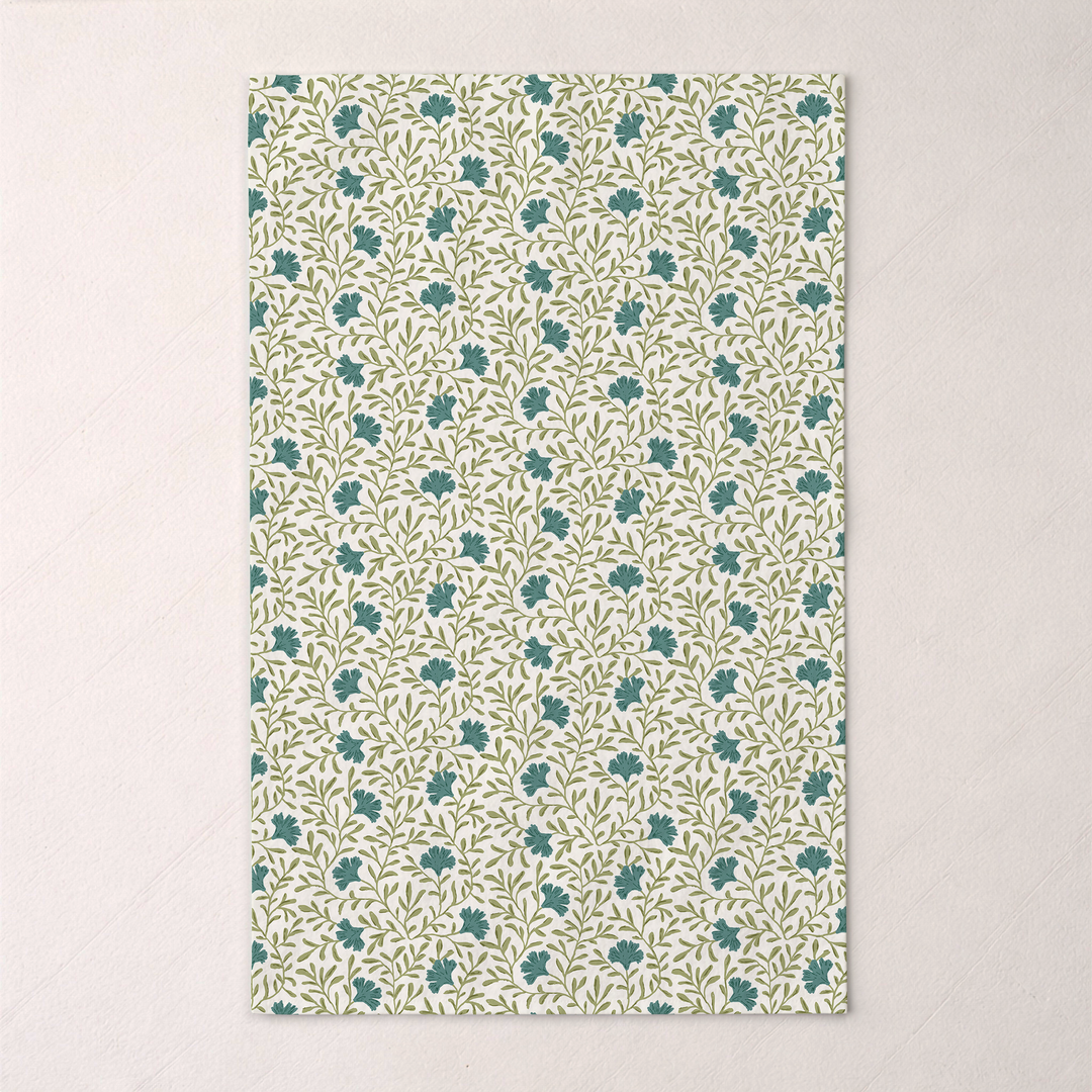 Wildflower Linen Tea Towel